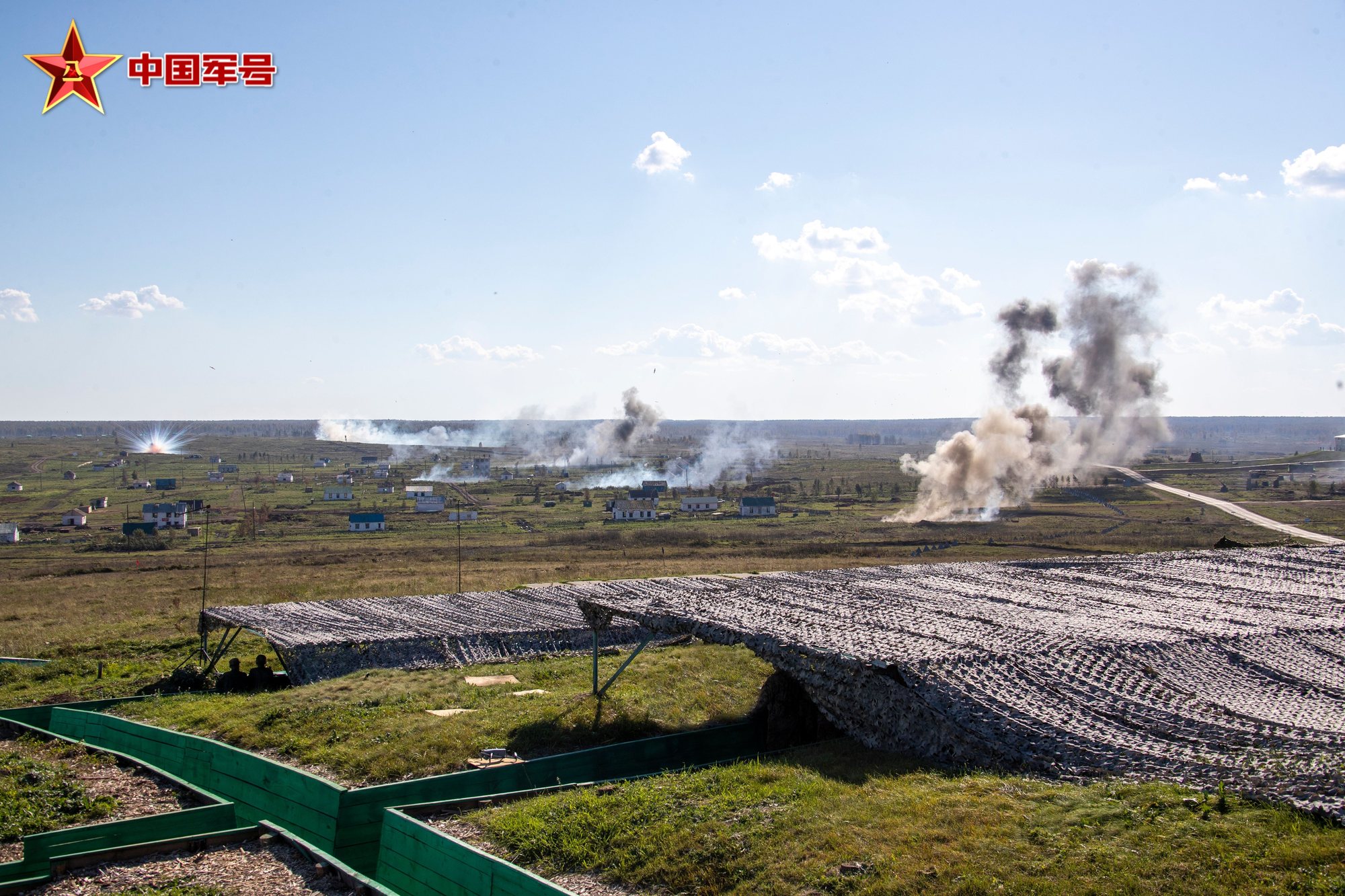 Chebarkul training area during the exercise