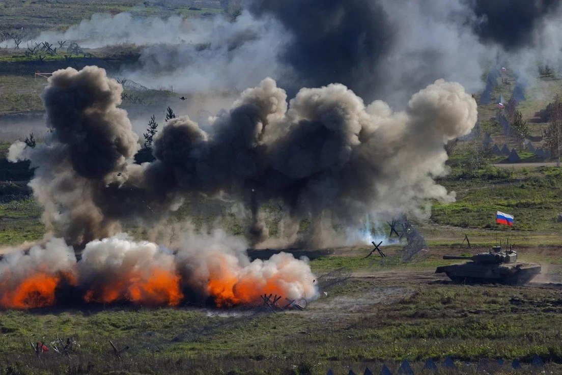 Live-fire phase at the Chebarkul training area